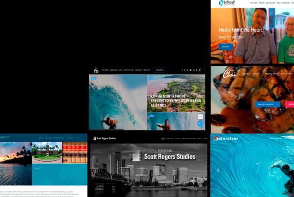 Web design portfolio by John Weaver, Hawaii